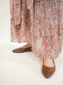 Slingback Pumps – Cognac Glattleder