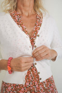 Cardigan – Offwhite Bio Baumwolle