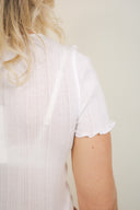 T-Shirt Rosemunde – Weiß