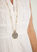 Buddha 30 Kette – Creme