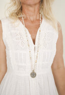Buddha 30 Kette – Creme