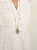 Buddha 30 Kette – Creme