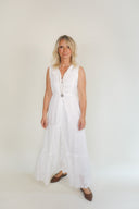 Gino Maxi Kleid – Off White