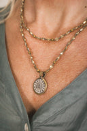 Buddha Tiny Kette – Weiß Kristall