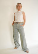 Theodora Hose – Dünne Jeans Hellblau