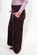 Jolly Marleen Feincord Hose: Brown grape taste