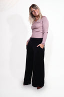 Jolly Marleen Feincord Hose: Fine needle black