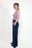 Jolly Marleen Feincord Hose: Blue grape taste
