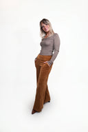 Jolly Marleen Feincord Hose: Golden grape taste