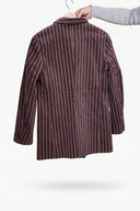 Blazer Whitney: Needle Stripe Velvet