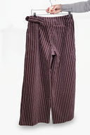 Bundfaltenhose Winny: Needle Stripe Velvet