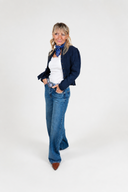 Lucy Loose High Waist Barrel Jeans - Atlantic Ocean von Kuyichi