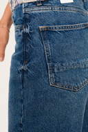 Lucy Loose High Waist Barrel Jeans - Atlantic Ocean von Kuyichi